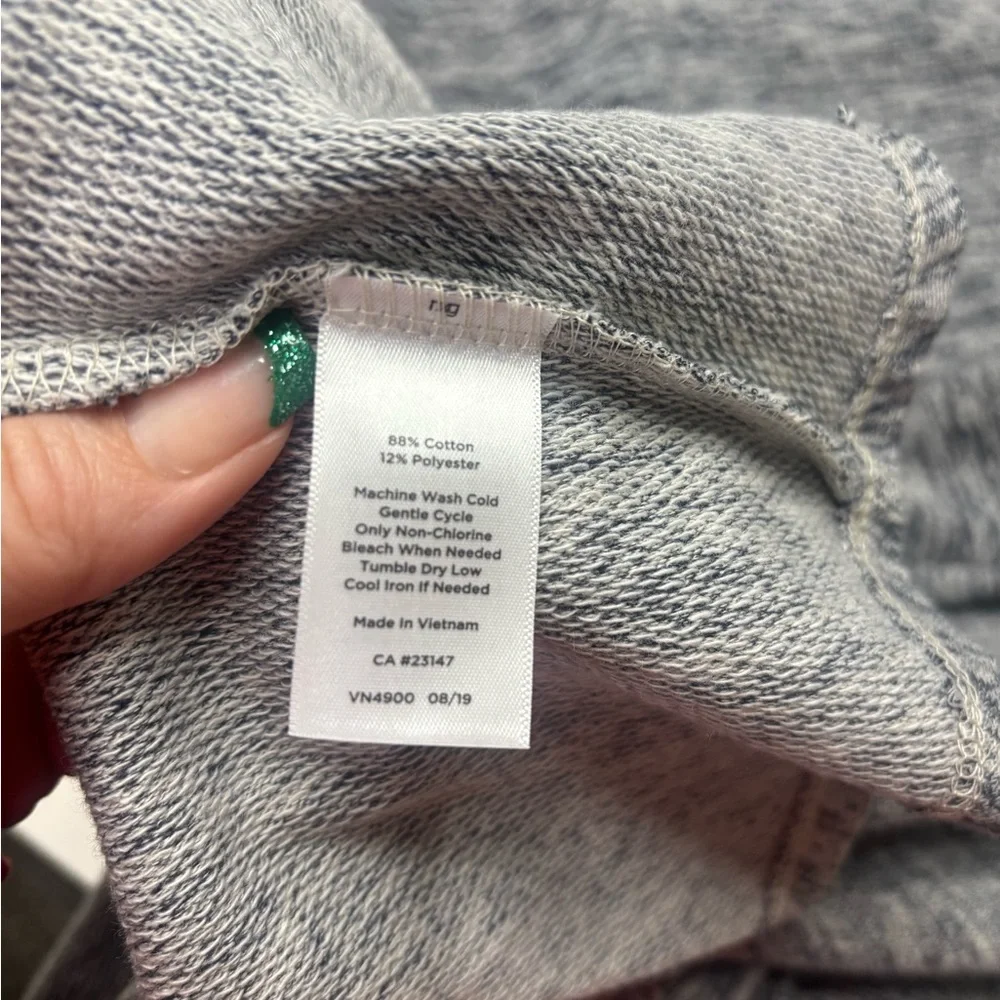 Talbots Puff Shoulder Space Dye Gray Ruffle Hem Dress Size 1X Minimalist Office - Picture 5 of 6